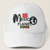 MUSIC PLANET Trucker Hat Trucker Pet (Voorkant)