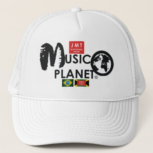 MUSIC PLANET Trucker Hat Trucker Pet (Voorkant)