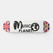 MUSIC PLANET UK Skateboard (Horizontaal)