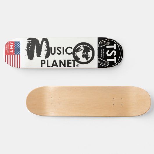 MUSIC PLANET USA Skateboard (Horizontaal)