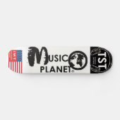 MUSIC PLANET USA Skateboard (Horizontaal)