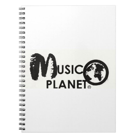 MUSIC PLANET WEBWINKEL NOTITIEBOEK (Voorkant)