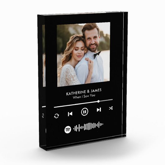 Music Player Photo Frame With Custom Spotify Code Fotoblokken (Links)
