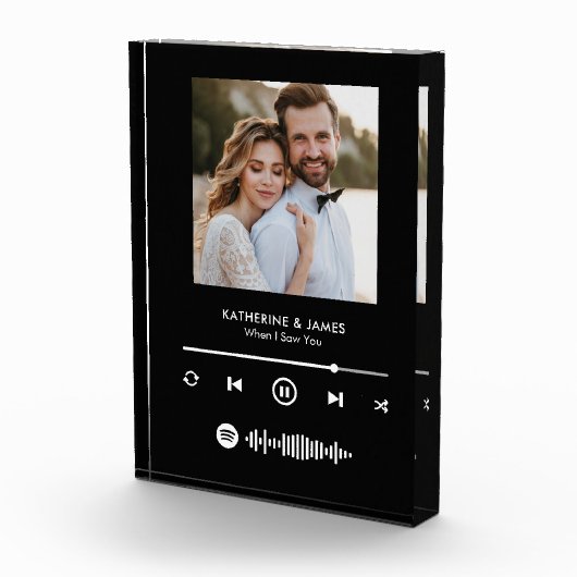 Music Player Photo Frame With Custom Spotify Code Fotoblokken (Rechts)