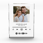 Music Player Photo Frame With Custom Spotify Code Fotoblokken (Voorkant)