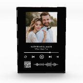 Music Player Photo Lijst met gepersonaliseerde QR- Fotoblokken (Voorkant)