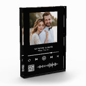 Music Player Photo Lijst met gepersonaliseerde QR- Fotoblokken (Links)