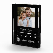 Music Player Photo Lijst met gepersonaliseerde QR- Fotoblokken (Rechts)