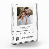 Music Player Photo Lijst met gepersonaliseerde QR- Fotoblokken (Links)