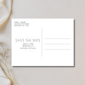 Music Player Photo Wedding Sla de datum op Aankondigingskaart