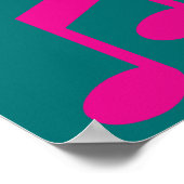 Music Pop Art Poster (Hoek)