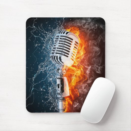 "Music Power" Mousepad Muismat (Met muis)