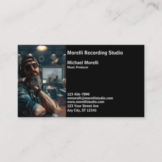 Music Producer Visitekaartje (Voorkant)