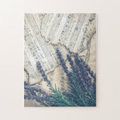 Music Puzzle with Lavender Legpuzzel (Verticaal)