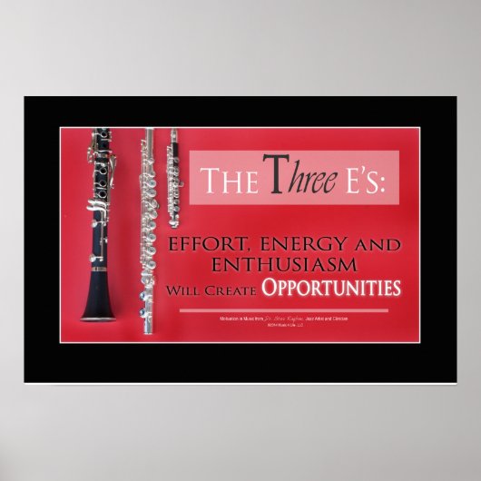 Music Quote - Motivatie Leadership Quotes Poster (Voorkant)