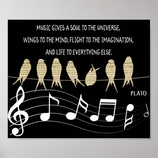 Music Quote Poster (Voorkant)