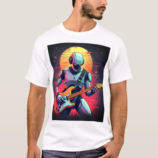 Music Rebot T-shirt (Voorkant)
