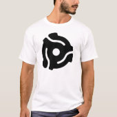 Music Record adapter (45 rpm) T-shirt (Voorkant)