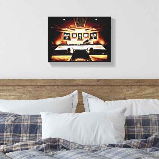 Music Recording Studio Canvas Afdruk (Insitu (Slaapkamer))