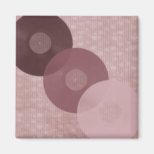 Music Records Magnet