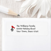 Music & Red Bird Retouradreslabels Etiket (Insitu)