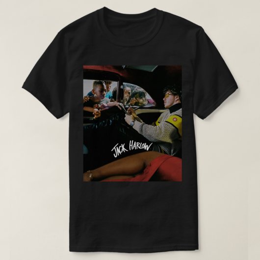 Music Retro Jack Rapper Harlow Singer Gift T-shirt (Design voorkant)