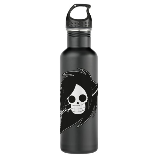 Music  Retro Jolly Rogers Funny Graphic Gif Waterfles (Voorkant)