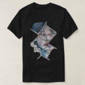 Music Retro Kate Struik Fbret V-nekhallow T-shirt (Design voorkant)