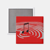 Music Ripple Magneet (Voorkant / Achterkant)