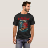 Music  Rock Fu Band Manchu Cool Grafisch Gif T-shirt (Voorkant volledig)