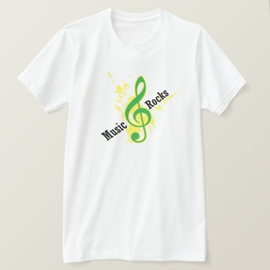 Music Rocks T-shirt (Design voorkant)