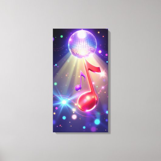 Music Room Canvas Afdruk (Voorkant)