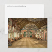 Music Room Neuschwanstein Castle Duitsland Briefkaart (Voorkant / Achterkant)