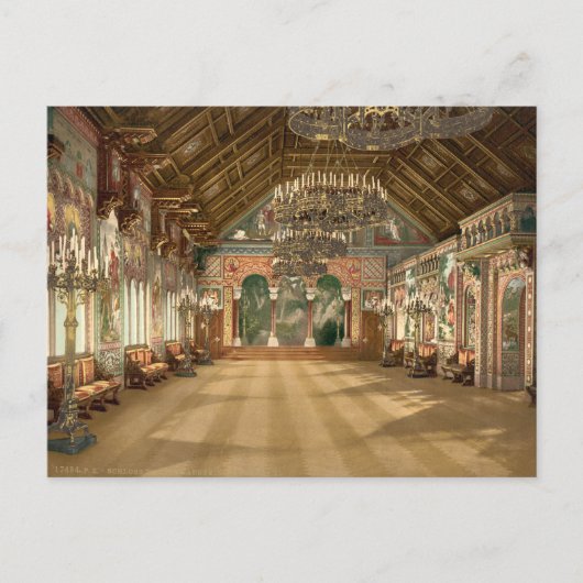 Music Room Neuschwanstein Castle Duitsland Briefkaart (Voorkant)