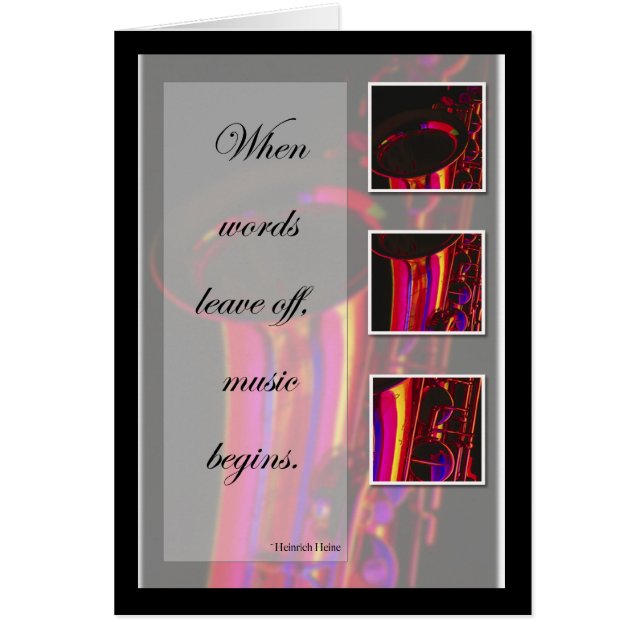 Music Saxophone, Jazz (Voorkant)