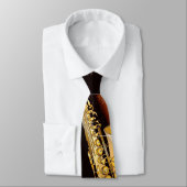 Music Saxophone Stropdas (Gebonden)