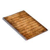 Music-scornotebook Notitieboek (Rechterzijde)