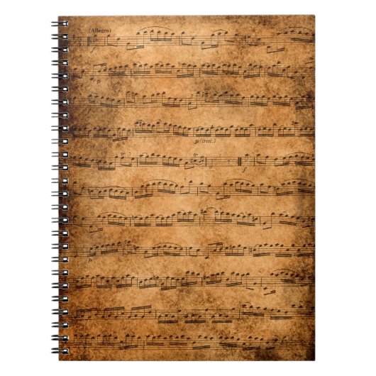 Music-scornotebook Notitieboek (Voorkant)