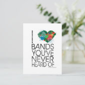 Music Snob Briefkaart (Staand voorkant)