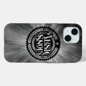 Music Snob - grappige muziekliefhebber Case-Mate iPhone Case (Achterkant (horizontaal))