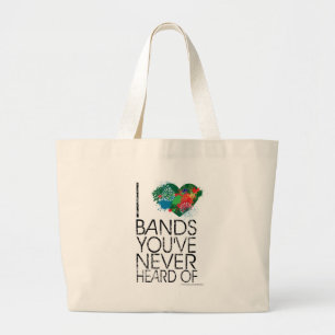 Music Snob Grote Tote Bag