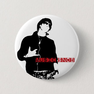 Music Snob Ronde Button 5,7 Cm