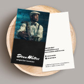 Music Songwriter Foto toevoegen Visitekaartje