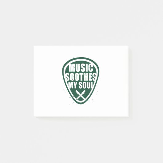 Music Soothes My Soul Post-it® Notes (Voorkant)