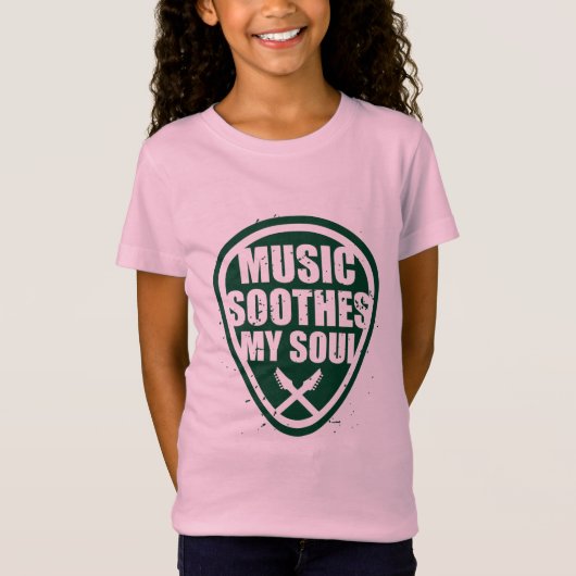 Music Soothes My Soul T-shirt (Voorkant)
