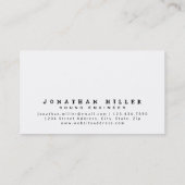 Music Sound Wave | Wit en zwart Visitekaartje (Achterkant)