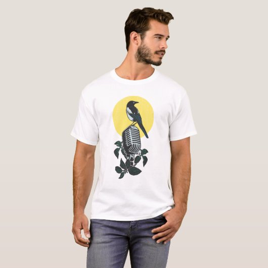 Music Sparrow T-shirt (Voorkant volledig)
