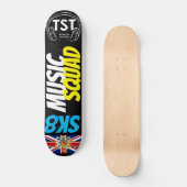MUSIC SQUAD OFFICIËLE UK Skateboard (Voorkant)