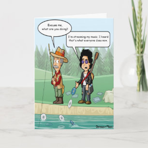 Music Streaming Funny Pun Birthday Card Kaart