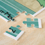 Music Streaming Funny Pun Jigzaag Puzzle Legpuzzel (Zijkant)